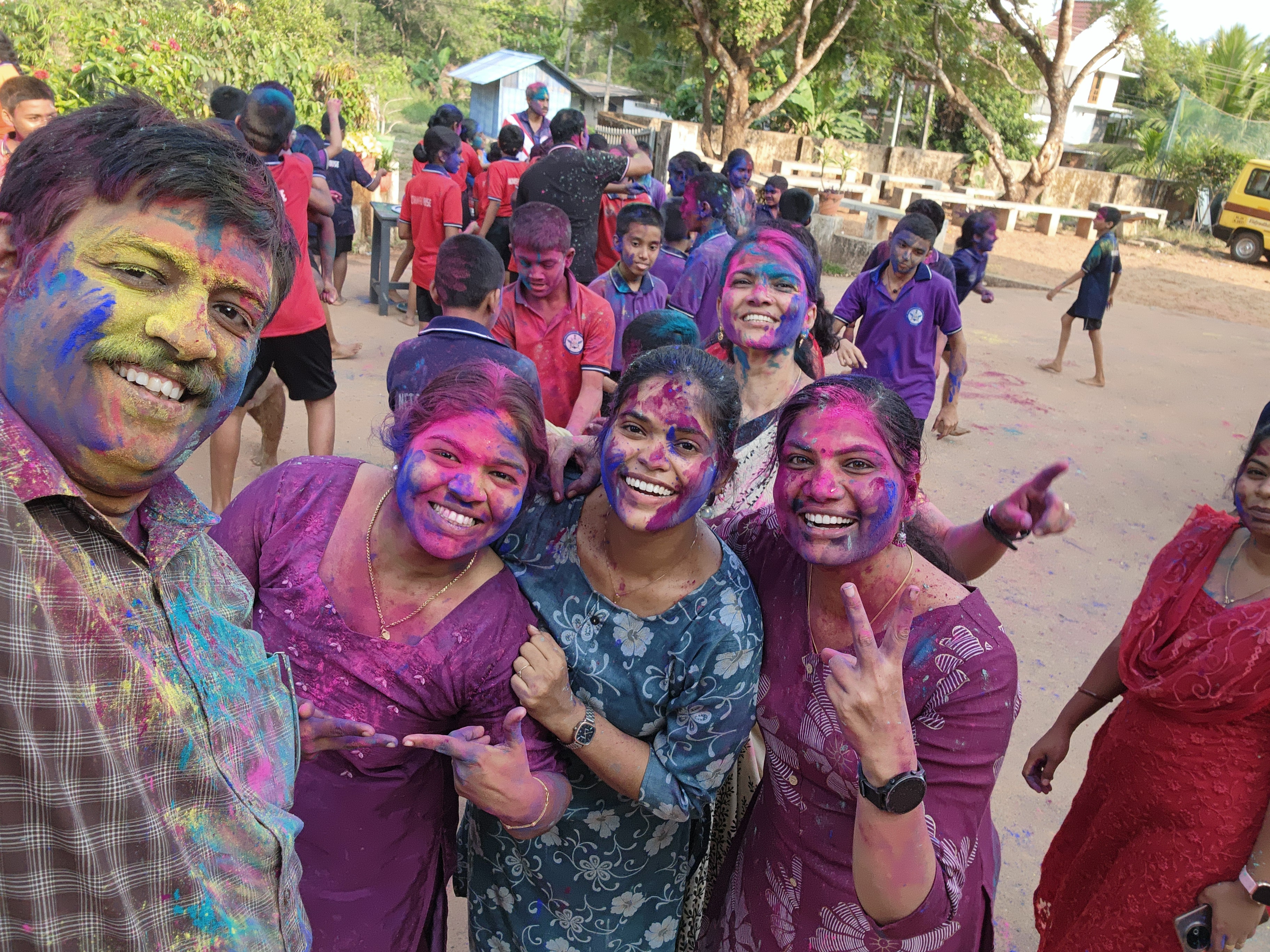 Holi — Vidyadhiraja Vidyapeetom Sainik School